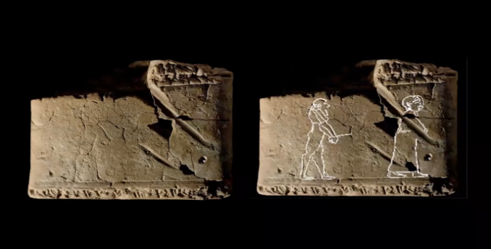 3500 yıllık tablette bir hayaletin bilinen en eski çizimi bulundu