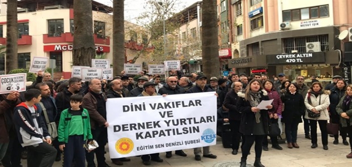 Tarikat ve cemaat yurtları kapatılsın!