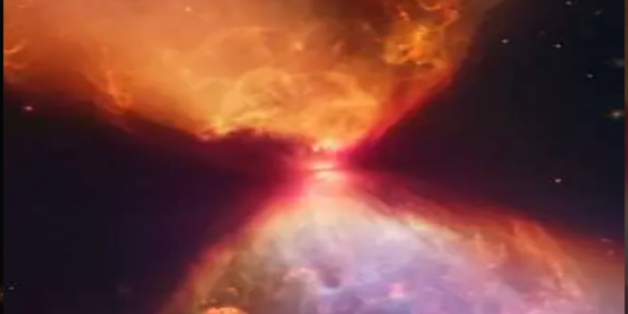 James Webb ateşli kum saati oluşumunu yakaladı.