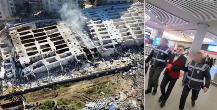 Hatay’da çöken Rönesans rezidansın sahibi Hüseyin Yalçın Coşkun Karadağ’a kaçarken yakalandı