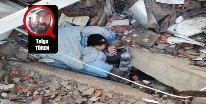 Molozların altında…