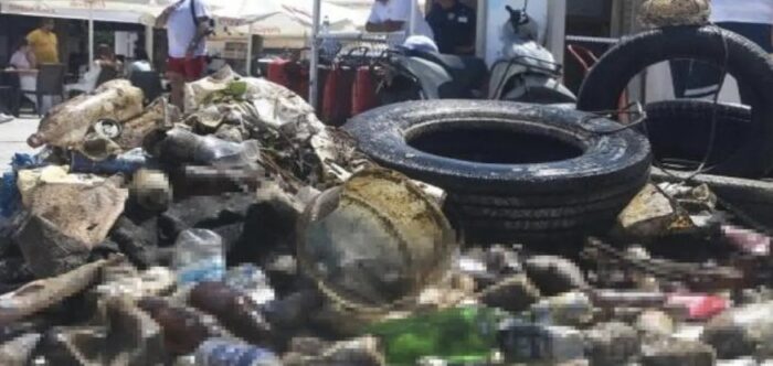 Bodrum’da Denizden Yarım Ton Atık Çıktı