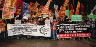 İşçi Emekçi Birliği maden faciasını protesto etti