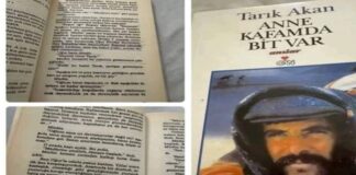 Tarık Akan’ın “Anne Kafamda Bir Var” kitabında Uğur Dündar ayrıntısı