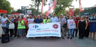 Carrefoursa İşçilerinin Mücadeleci Sendikalar ile Desteklenen Direnişi
