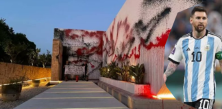 Çevreci Örgütten Lionel Messi’nin Villasına Boyalı Saldırı