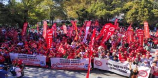 DİSK Üyesi İşçiler Saraçhane’de Buluştu: OVP Değil, İnsanca Yaşam İstiyoruz