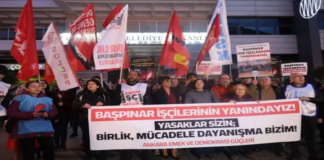 Başpınar İşçilerine Ankara ve İstanbul’dan Dayanışma: “Direnen İşçiler Yalnız Değildir”