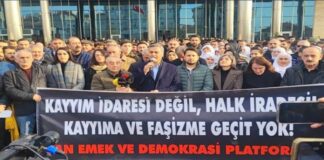 Van Emek ve Demokrasi Platformu, Abdullah Zeydan’ın Hapis Cezasını Protesto Etti