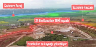 İmamoğlu’ndan Kanal İstanbul Tepkisi: “Sazlıdere’nin Etrafına 24 Bin Konut İnşa Ediliyor, Bu Bir Rant ve Talan Projesi”