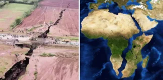 Afrika Yavaş Yavaş İkiye Bölünüyor