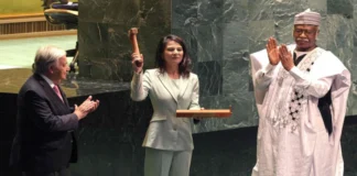 Baerbock resmen BM Genel Kurulu Başkanı