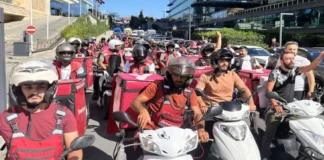 Yemeksepeti Kuryeleri Üç Günlük İş Bırakma Eylemine Başladı