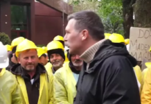 Erkan Baş, Madencilele Açlık Grevine Başladı