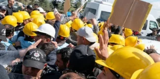 Madencinin Açlığına Polis Barikatı, Başaran Aksu Gözaltına Alındı