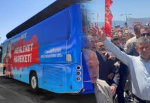İzmir Meydanında Sessiz Mesaj: İnce’nin Otobüsü Özel’in Kürsüsüne Dönüştü