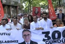 Bayrampaşa’da 300 Günlük Tutukluluğa Adalet Yürüyüşü