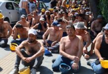 Madencinin 10 günlük Direnişi: Bakanlığın Kapısında Ücret ve Tazminat Bekleyişi