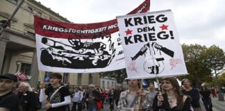 Berlin’de Savaş Ve Zorunlu Askerliğe Karşı Binlerce Kişi Sokağa Çıktı
